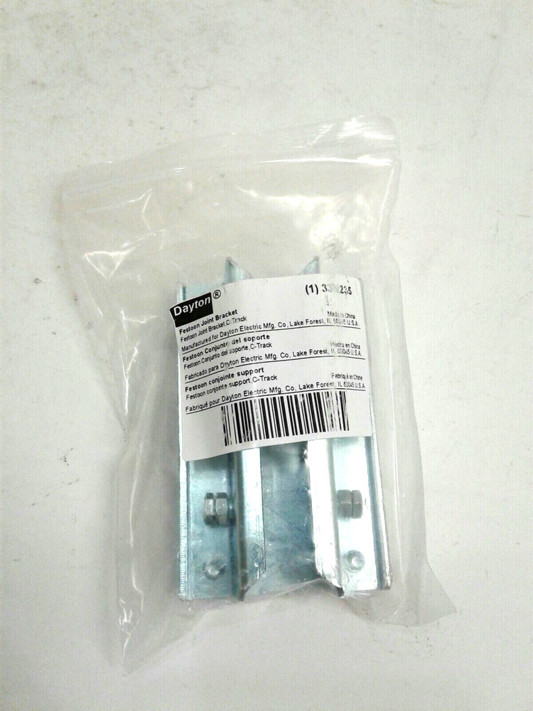 Dayton 33N235 Festoon Joint Bracket C-Track Type