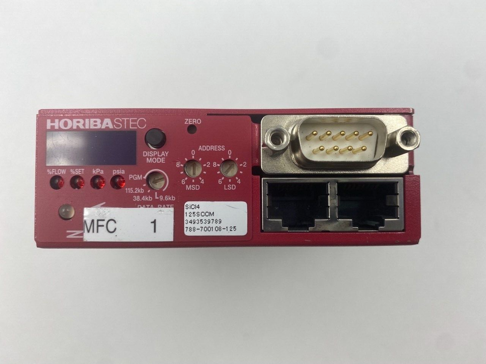 HoribaSTEC SEC-Z719JX Mass Flow Controller 125 SCCM SiCl4