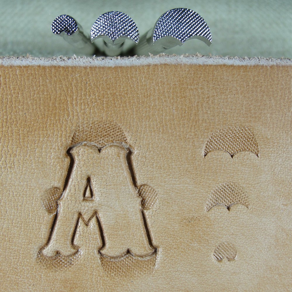 Leather Stamping Tools - 3-Piece Alphabet Beveler Stamp Set