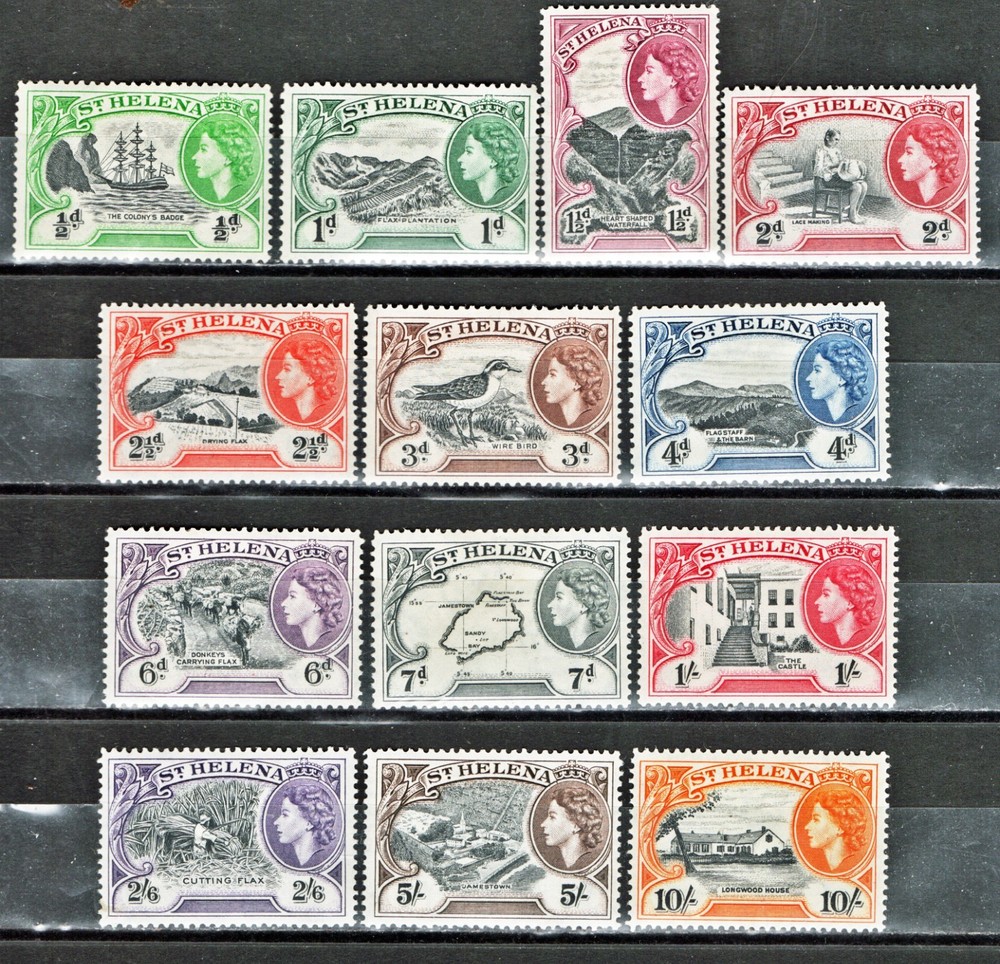 St Helena - Scott 140-152  Complete Set   -   Mint Hinged