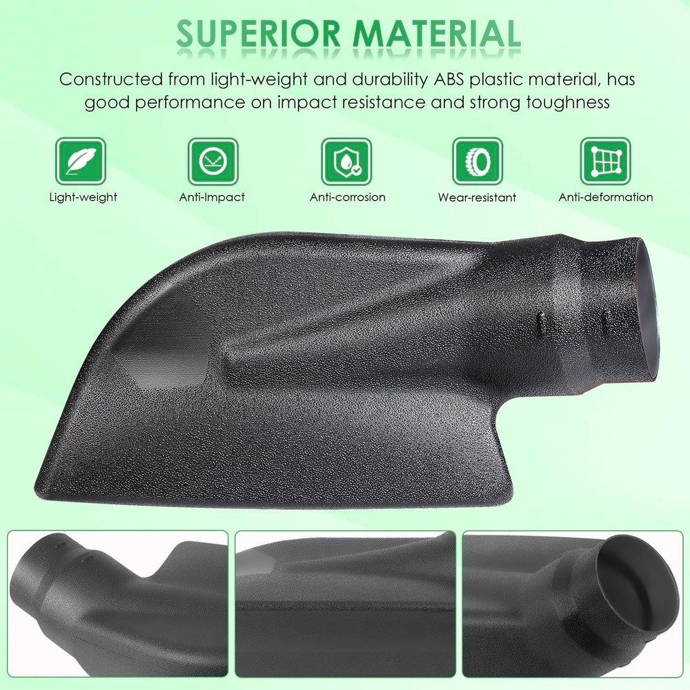 69861 Adapter for Mow-N-Vac Leaf Vacuum Bagger Deck, Universal Deck Boot Chute