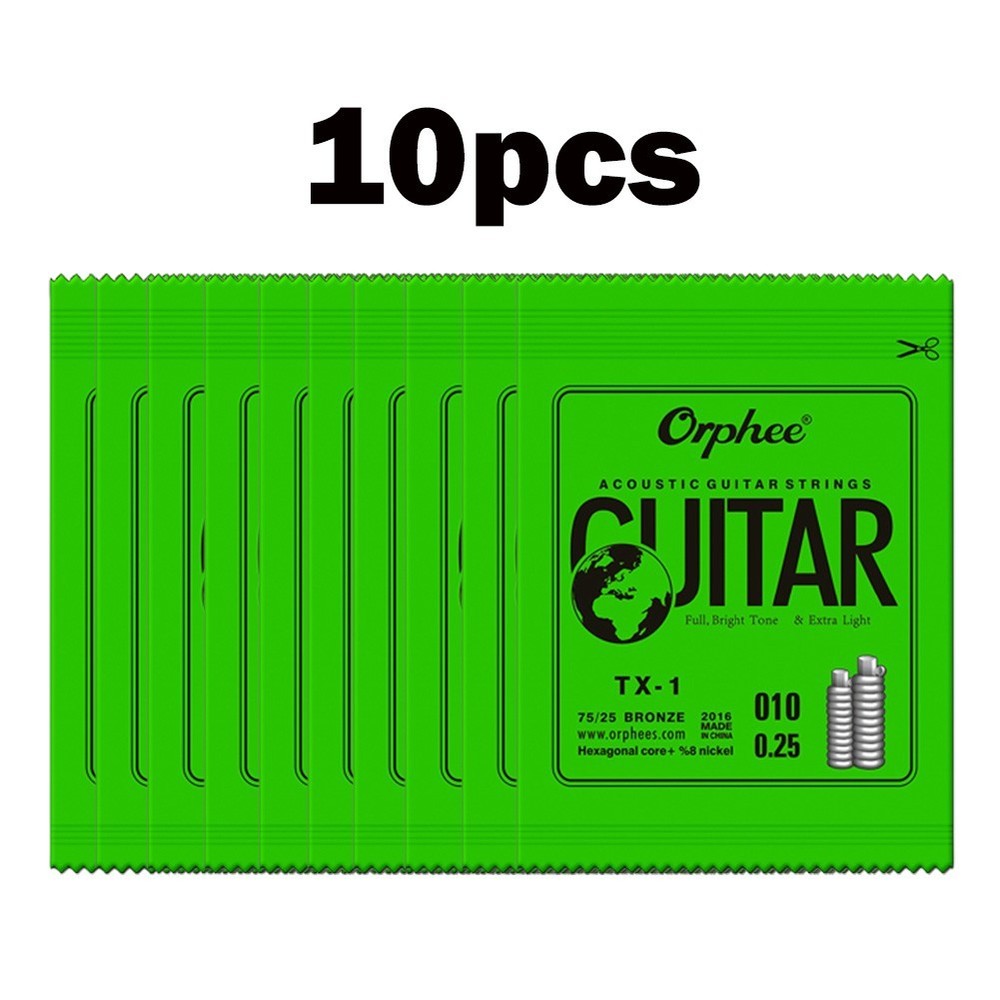 Guitar 1st E-String (.010) Replacement 10PCS Accessories For Acoustic Parts