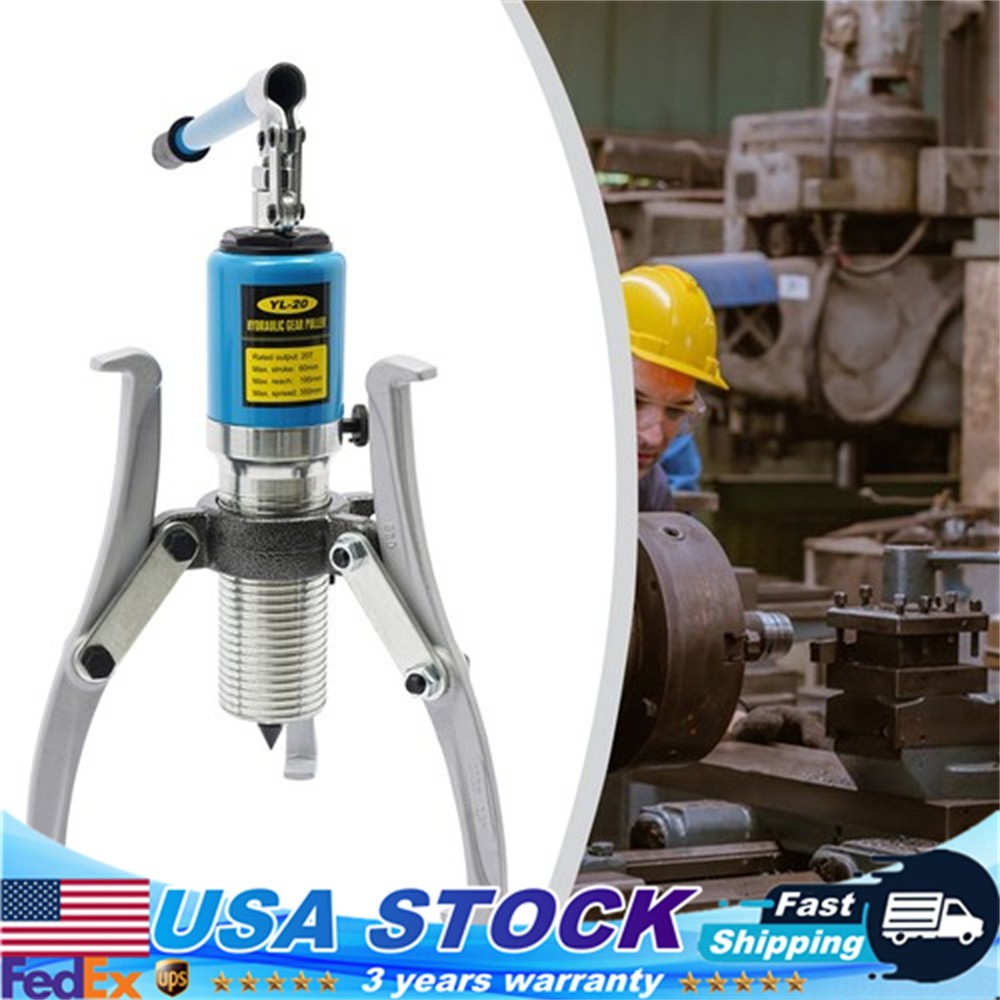 3 Jaws Or 2 Jaws 20T Hydraulic Gear Puller Set Wheel Bearing Pulling Separator
