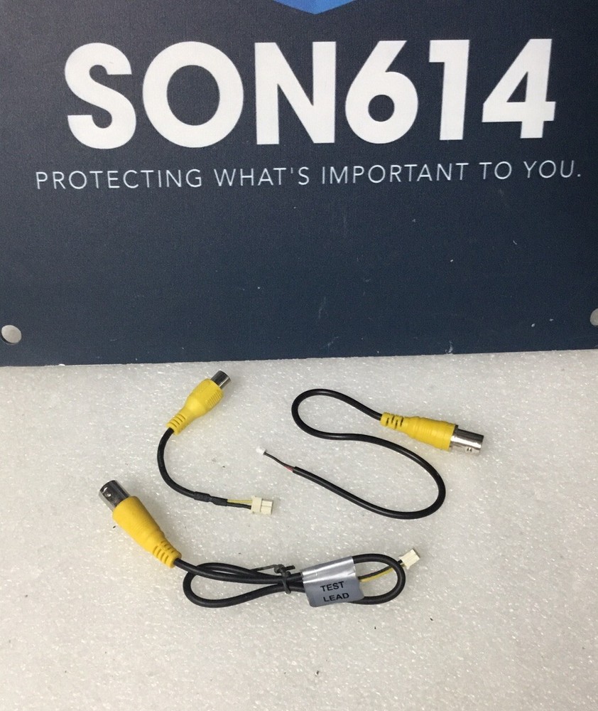 TEST LEAD for Surveillance CCTV Security Camera, 3 Different Size / Plugs