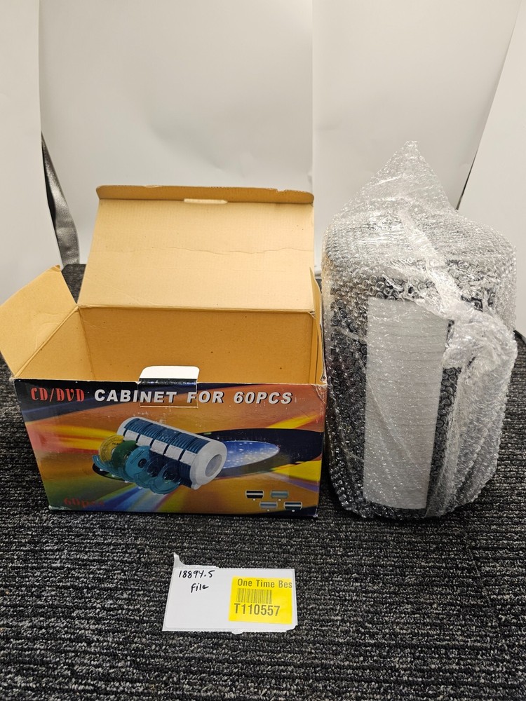 CD DVD Case Cabinets Storage For 60 Pieces