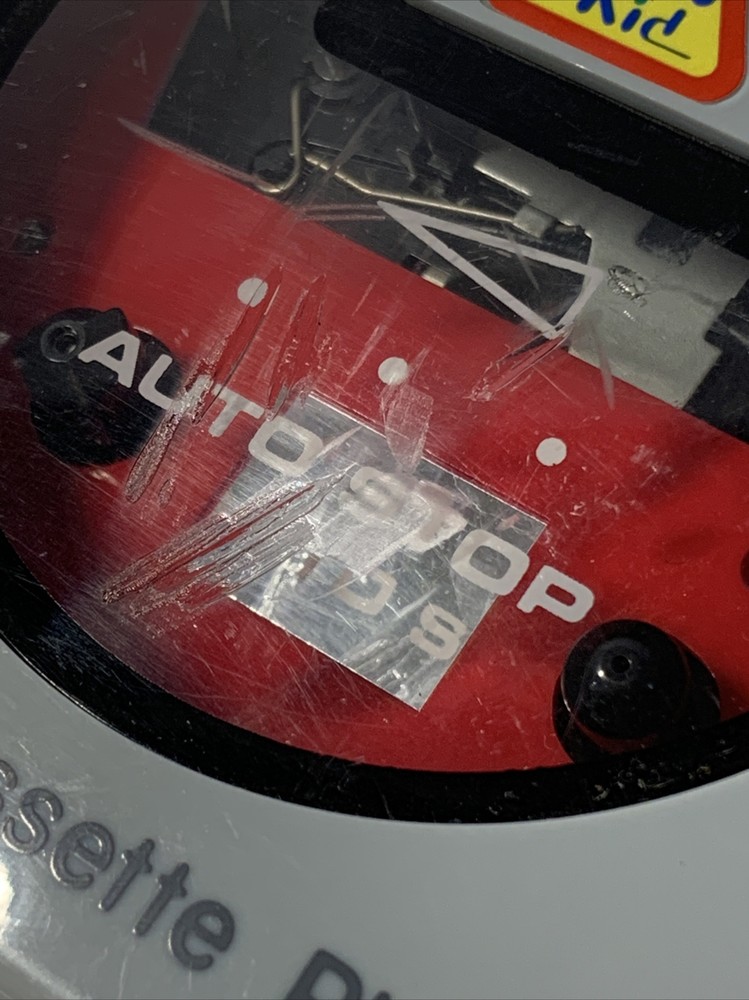 Audio Kid ~ Stereo Cassette Player~ Not Working Some Damage