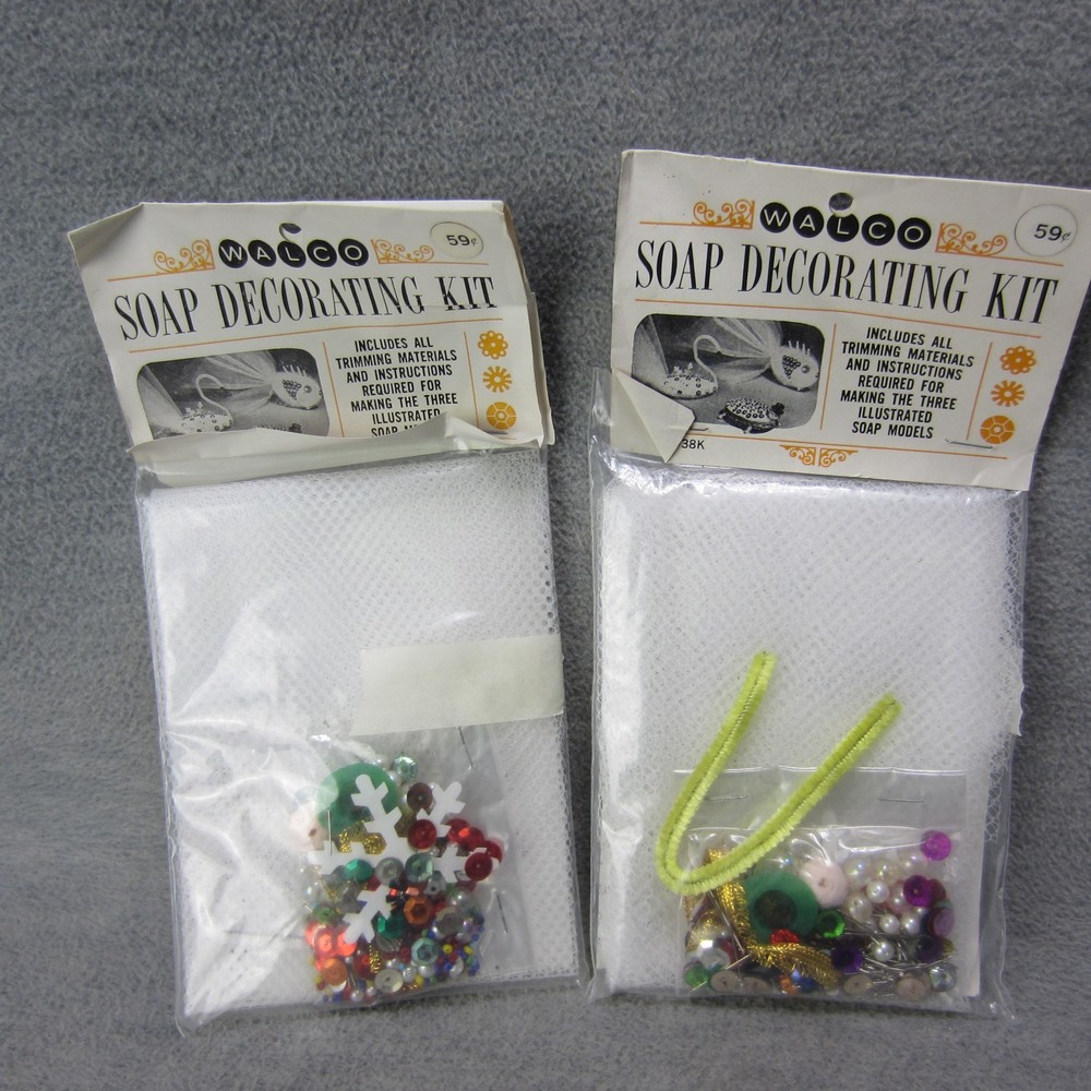 Vintage WALCO Soap Decorating Kit