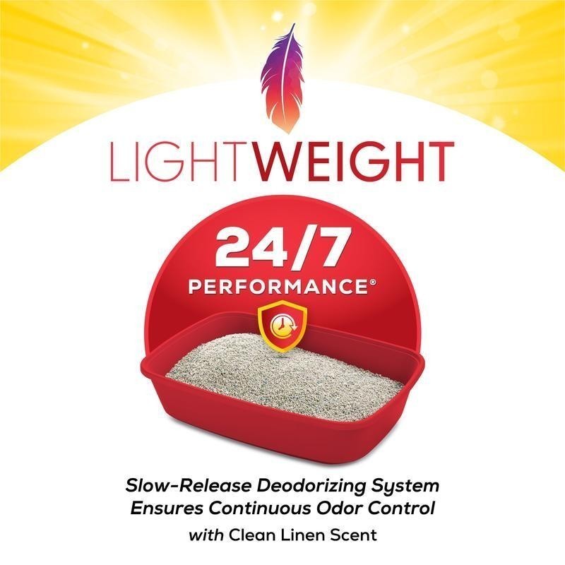 Performance Multi Cat Litter Low Dust LightWeight Odor Control Easy Pour ＆ Store