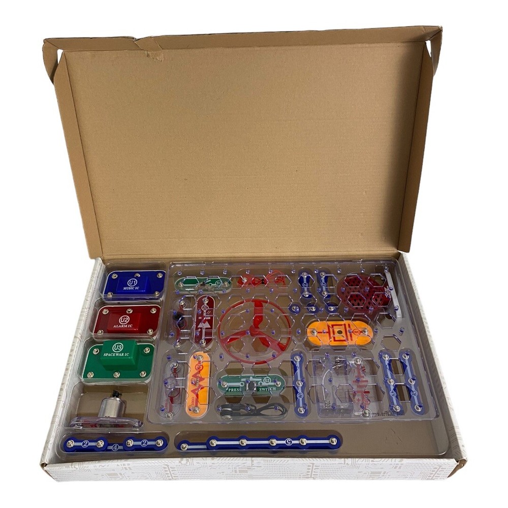 ELENCO Snap Circuits Jr. 100 Experiments Electronics Discovery Kit Electric