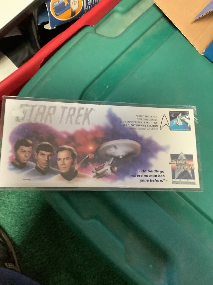 1991 STAR TREK OFFICIAL COMMEMORATIVE CACHET