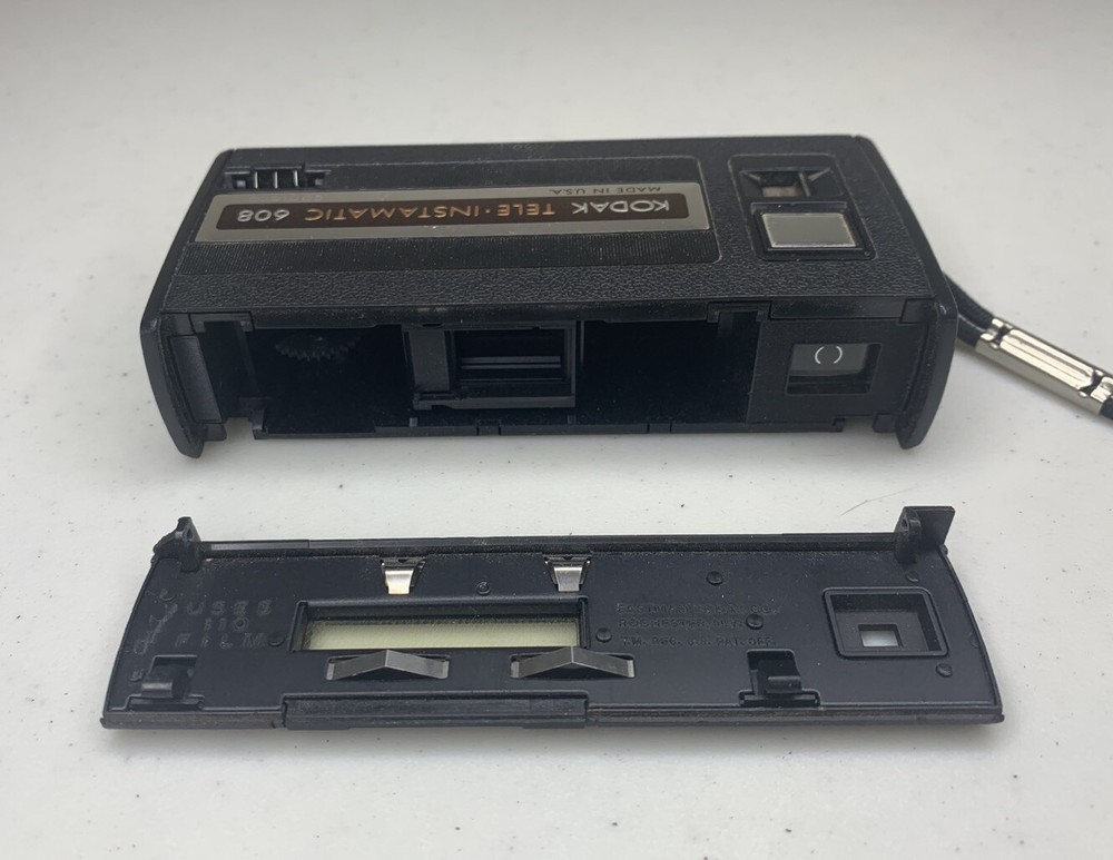 Used Kodak Tele-Instamatic 608, Untested, Small Chip, With Strap