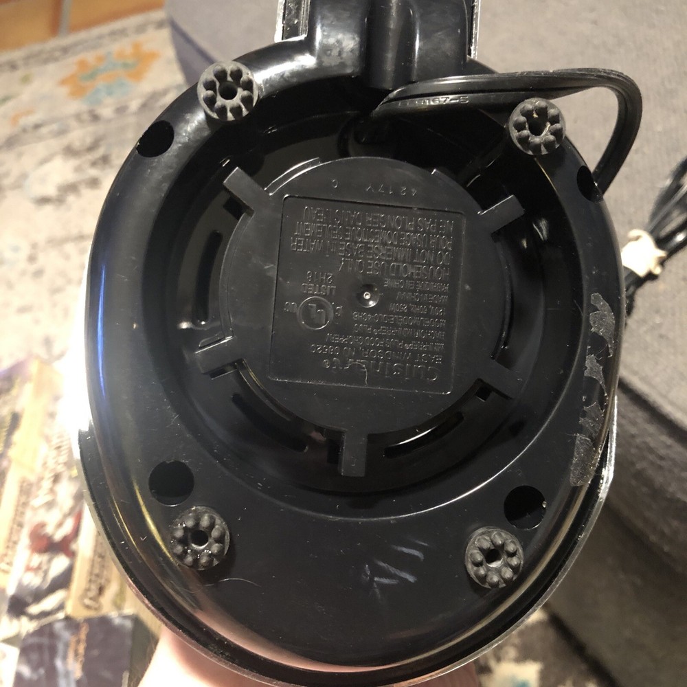 Cuisinart Silver Mini-Prep Plus Food Chopper Grinder Tested & Working