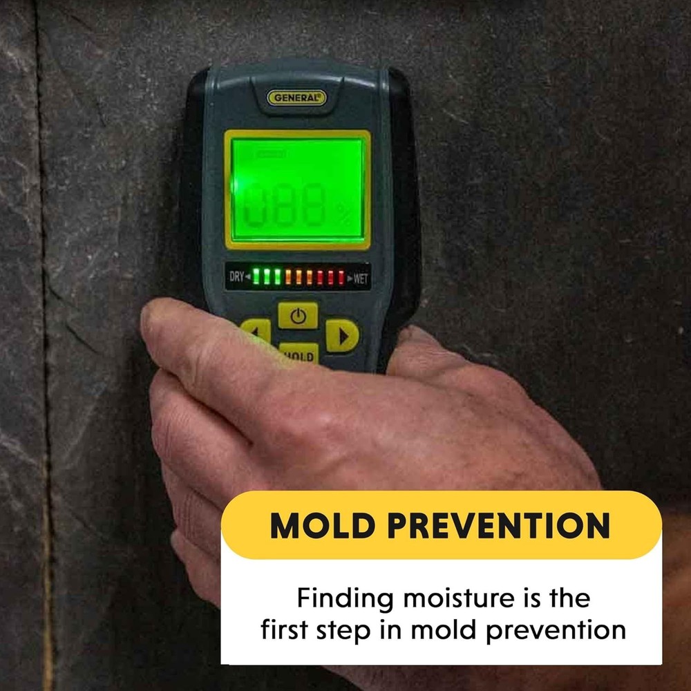 Advanced Digital Moisture Meter - Fast, Accurate Humidity Reader with Alerts