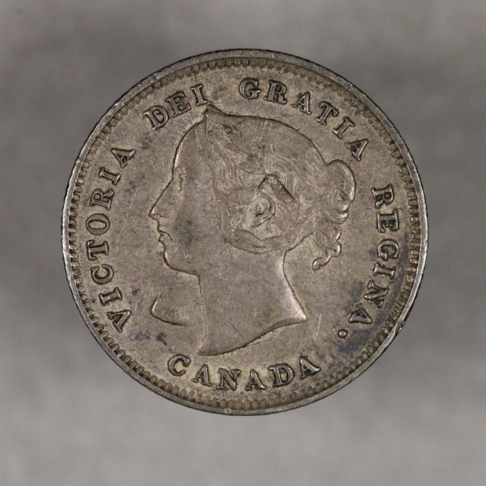 1889 Canada Silver 5 Cents