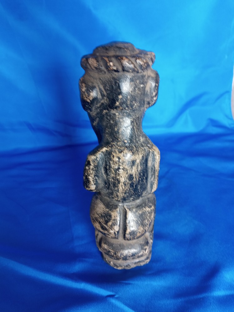 Healing Shaman Stone Artifact from Museum Exhibited Collection