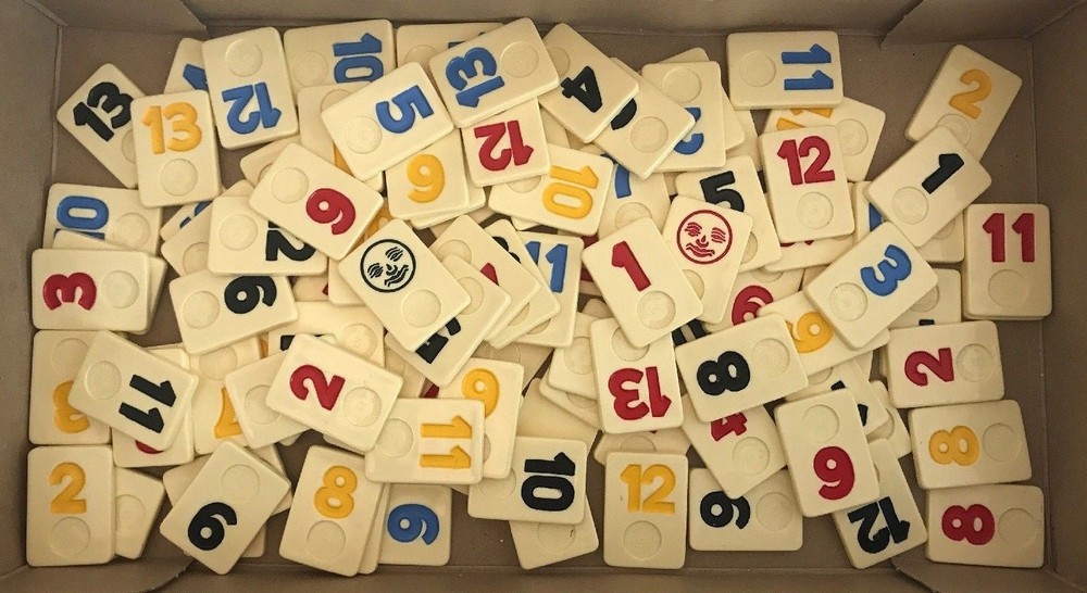 Rummikub Tiles Board Game Replacement Tiles PRICE PER TILE! 1990 Version