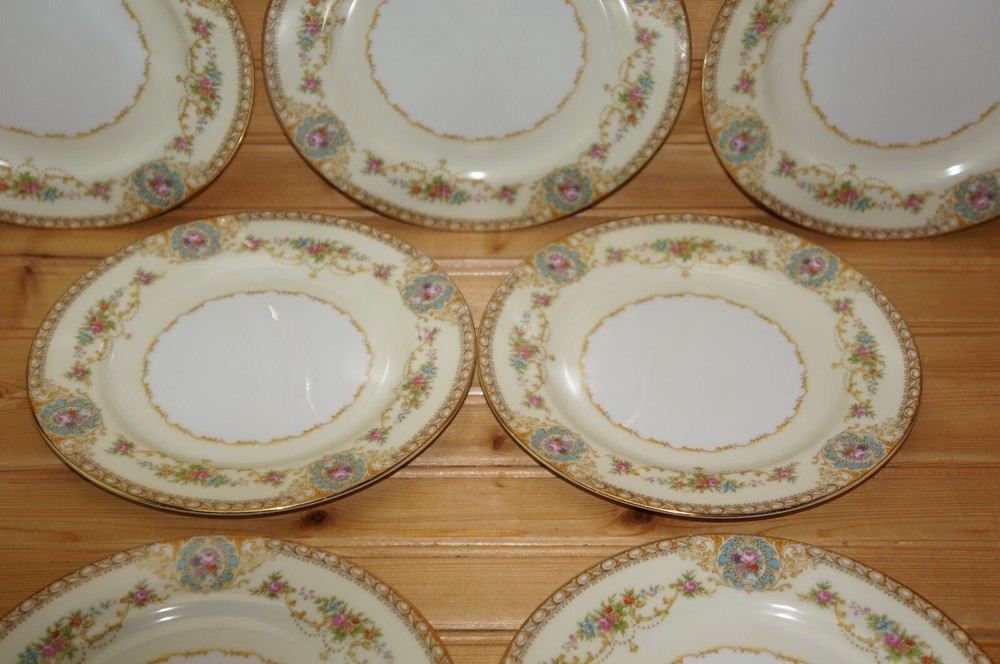 Noritake Coypel (7) Salad Plates, 7 5/8"