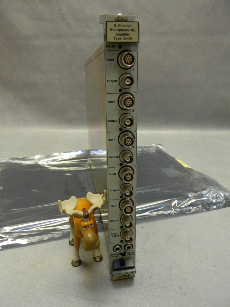 Bruel & Kjaer VXI Type 3009 5-Channel Microphone AC Amplifier Panel Mount NEW