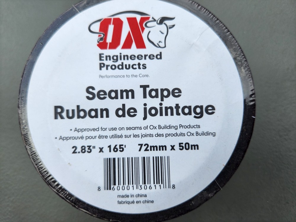 (2 Pack) OX Seam Tape 2-7/8″ x 165′