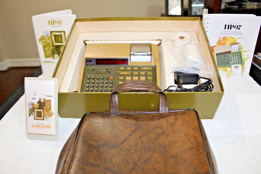 Hewlett Packard HP 97 Programmable Calculator Complete Set with Original HP Box