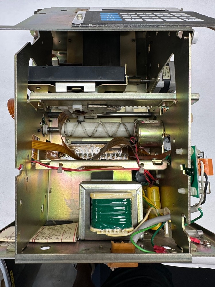 MJR-7000 8000 Computerized Stand Alone Employee Time Clock + Key Used Timecoder