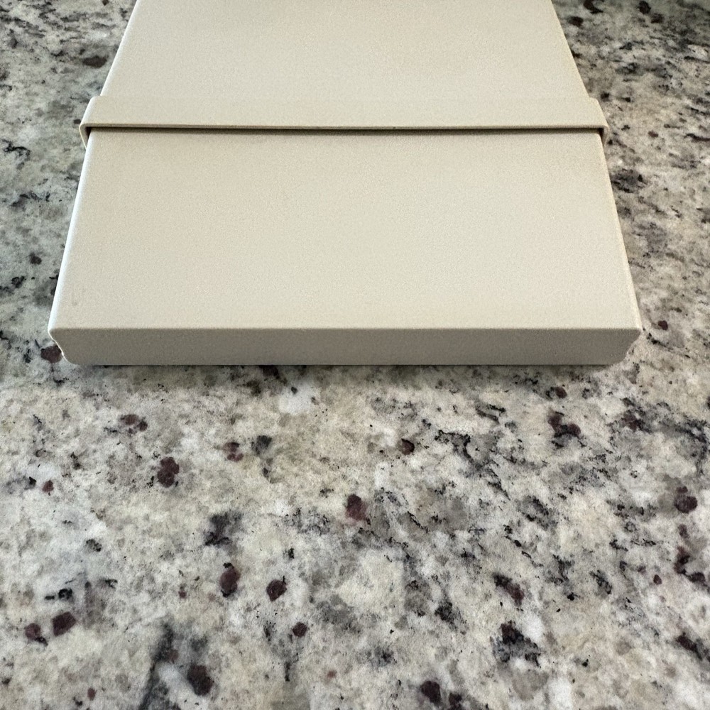 Tandy Plastic Floppy Disk Case Preowned With Slight Melt Mark