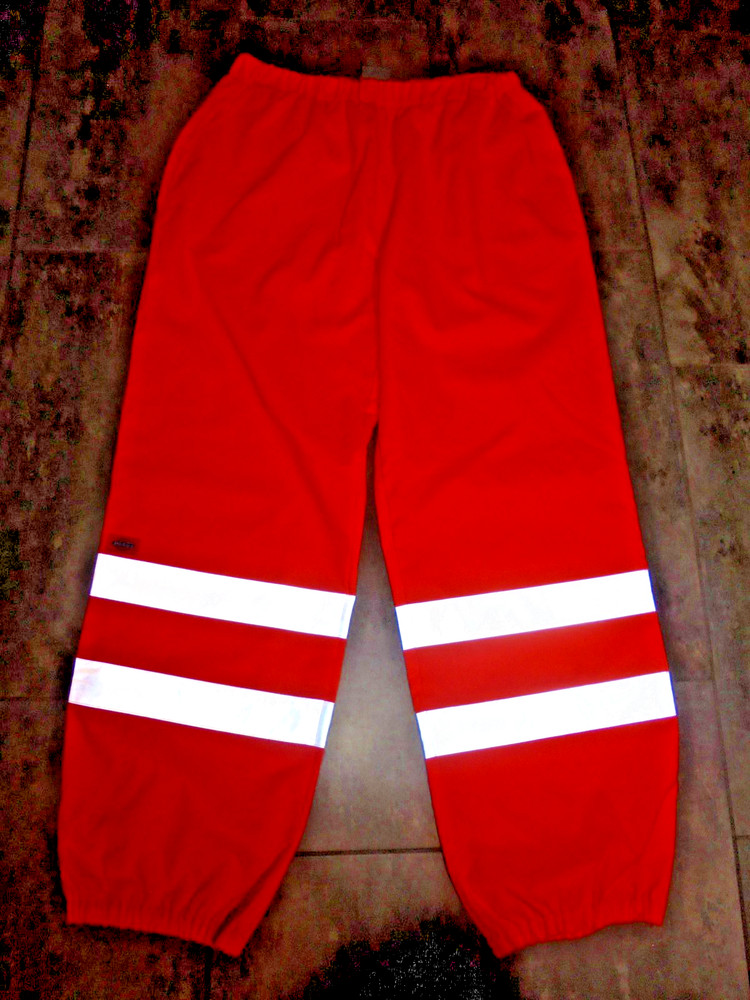 Dickies 3M Scotchlite Hi-Vis Reflective Work Pants Orange Class E ANSI/ISEA