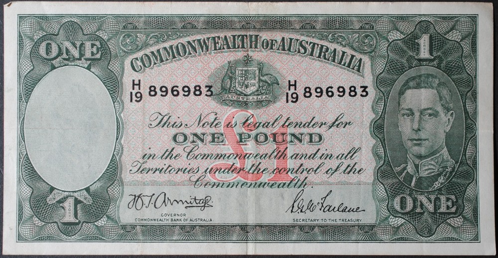 Australia P26b Pound VF+