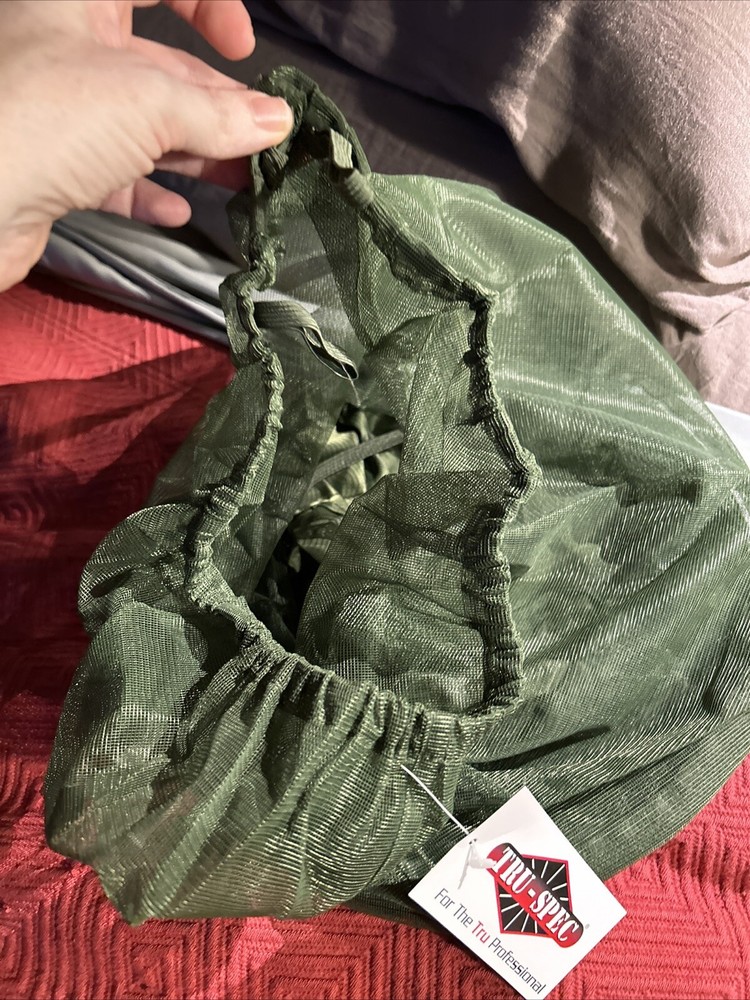 Tru-Spec Mosquito Net Hat NEW Hunting Woods Solid Green