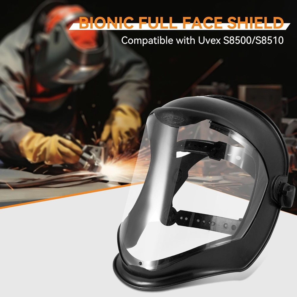 Durable Clear Polycarbonate Face Shield Replacement Lenses - Compatible with ...