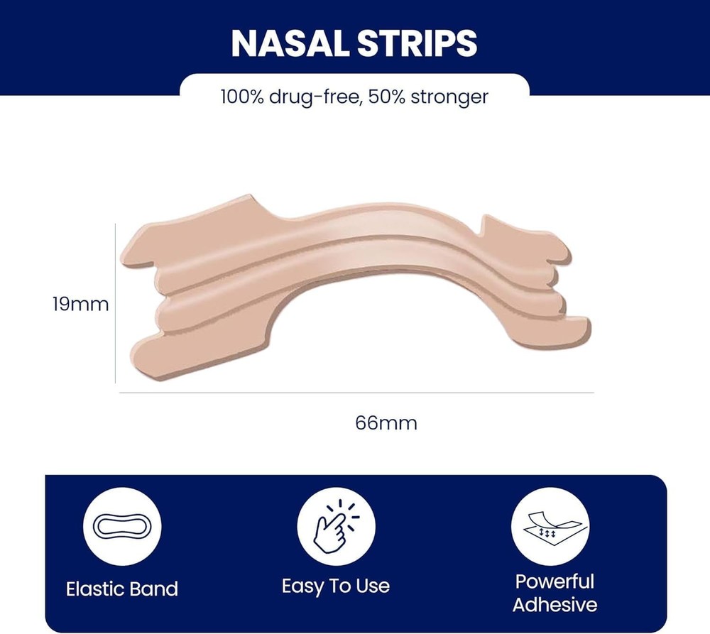 Sleep Better with Large Nose Strips - 100 Count