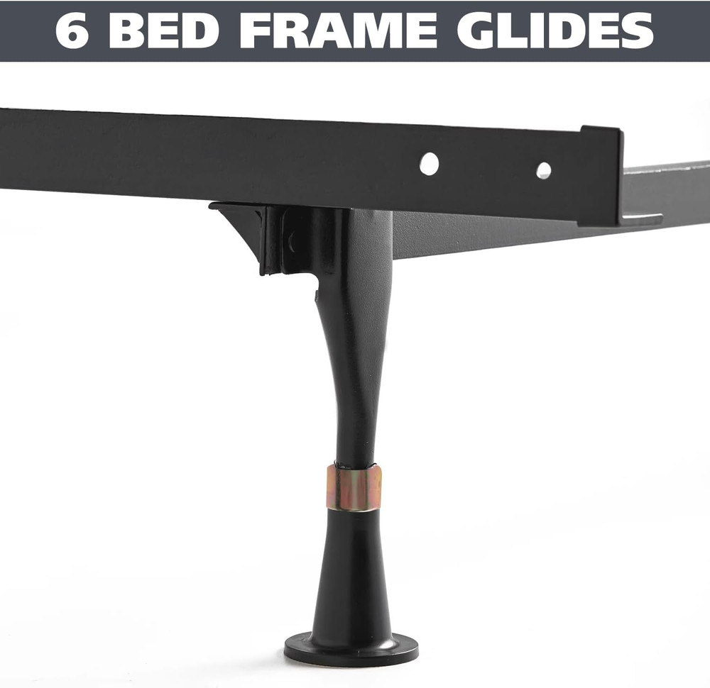 - Plastic Bed Frame Glide Legs - Bed Frame Leg Feet to Replacement Wheels - Set