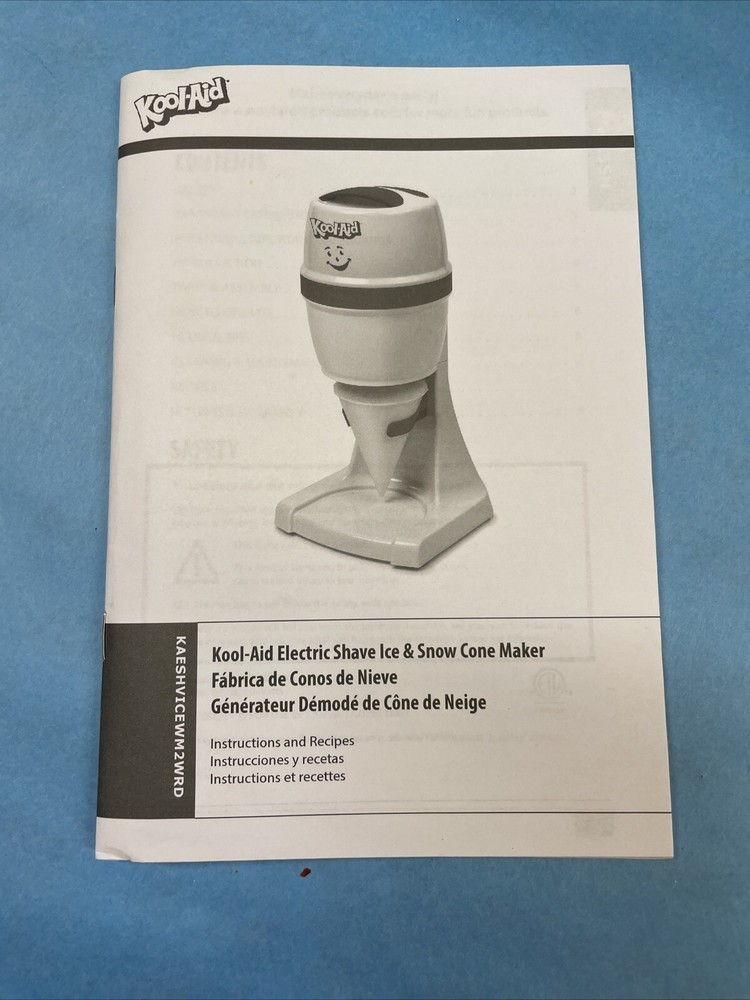 Kool Aid Electric Snow Cone Maker Ice Shavers Nostalgic Retro Electronics