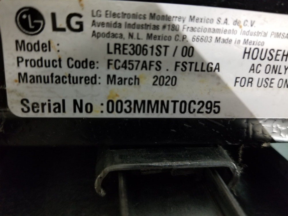 Genuine LG Range Oven, Relay Board # EBR74164810