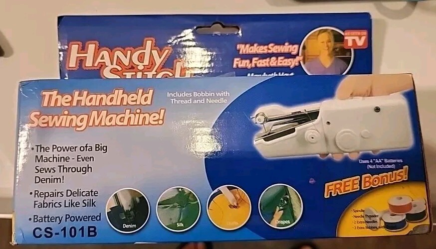 HandyStitch, Handheld Battery Powered Sewing Machine