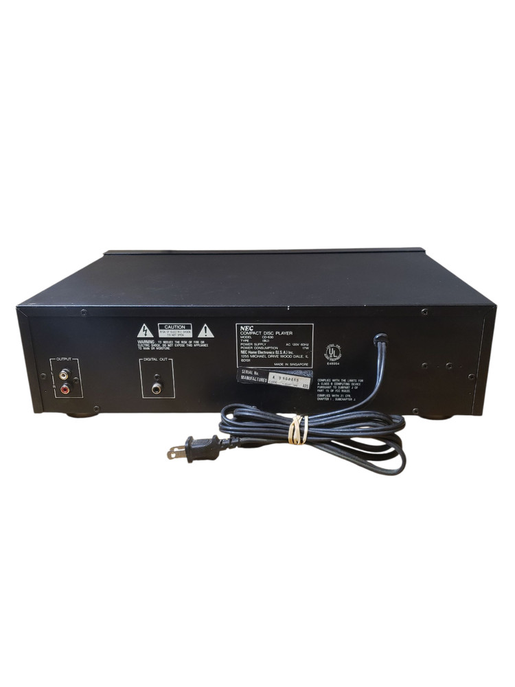 NEC CD-630 Digital Audio Component/ Compact Disc Player Vintage | Tested