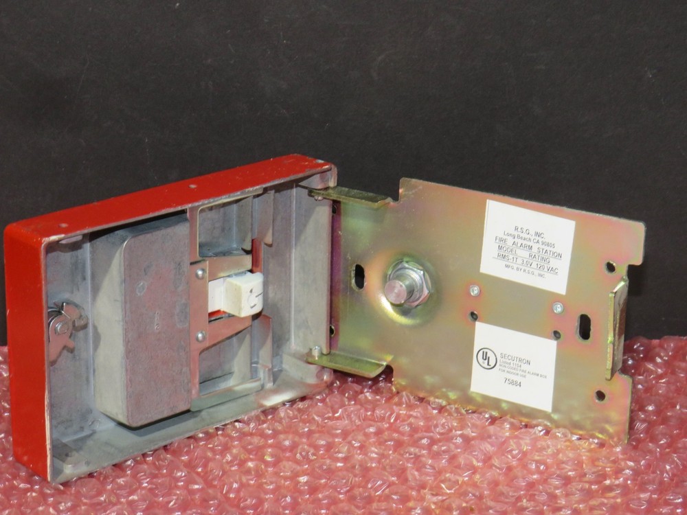 SECUTRON RMS-1T FIRE ALARM PULL STATION