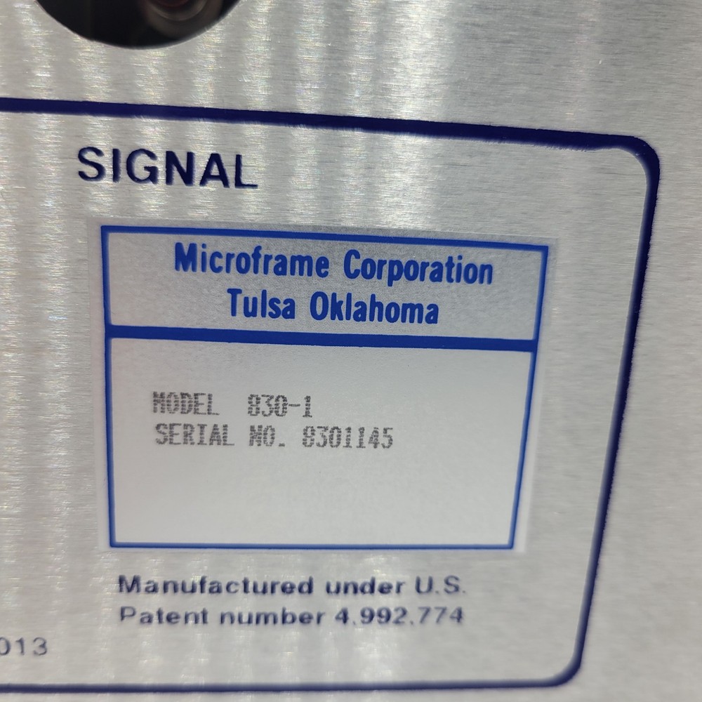 Microframe 830-1 (3-Digit) Take-A-Number LED Display Serial Number 8301145
