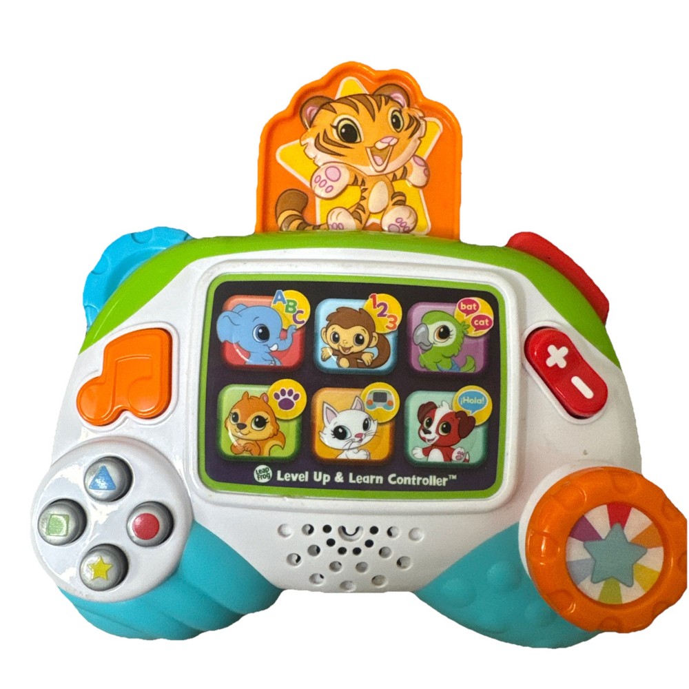 LeapFrog Level Up and Learn Controller Educational Infant Gaming Toy TESTED VG