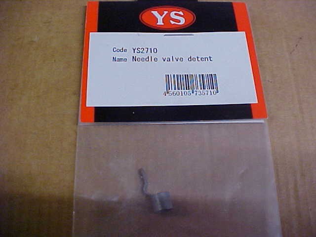YS ENGINES YS2710 = NEEDLE VALVE DETENT: YS ENGINES
