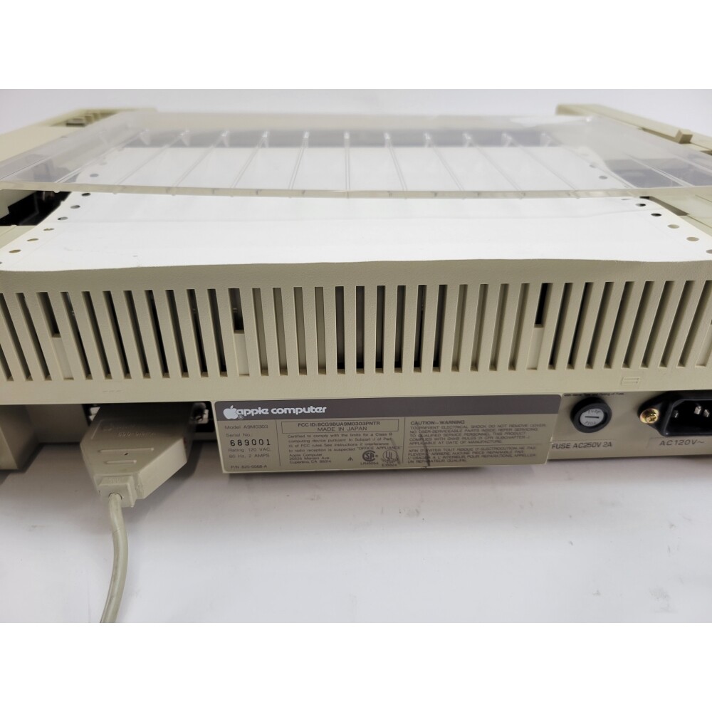 Vintage Apple ImageWriter Printer A9M0303 - Powers On, See Notes
