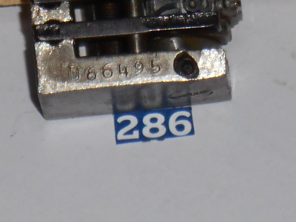 WMA | letterpress numbering machine | 286