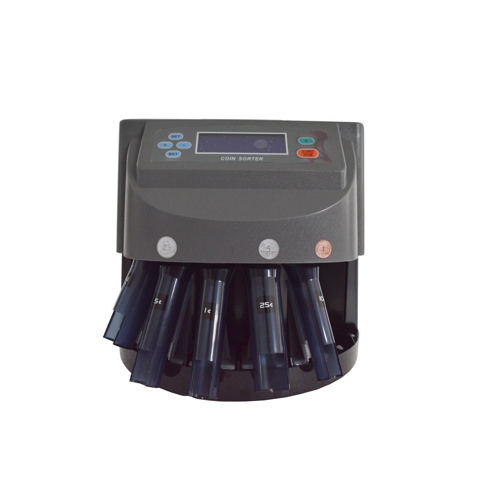 Coin Sorter Counter Digital Automatic Electronic Counting Machine 500 coins