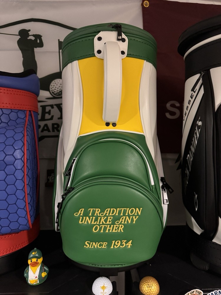 MASTERS Den Caddy Golf Bag! Rare! New!