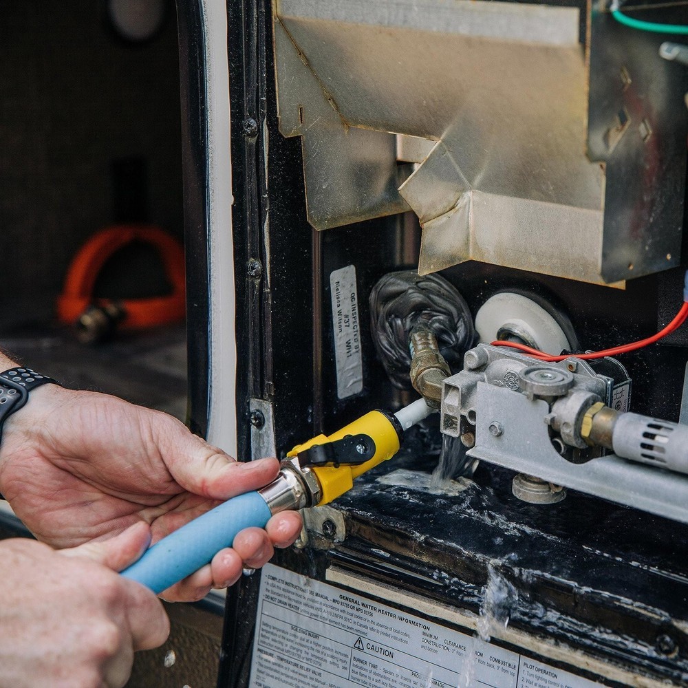 Camco Camper & RV Water Heater Tank Rinser - Improves Water Heater Function...