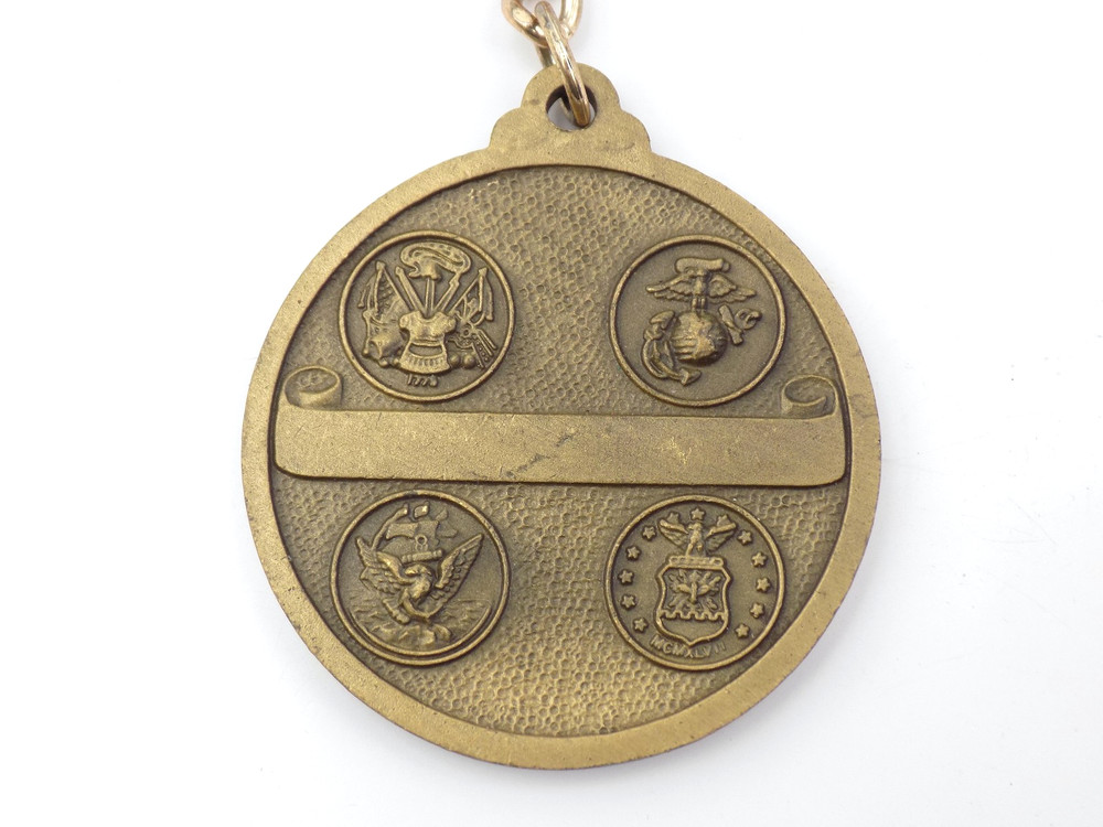 Original 1990s Desert Storm Bronze Key Chain