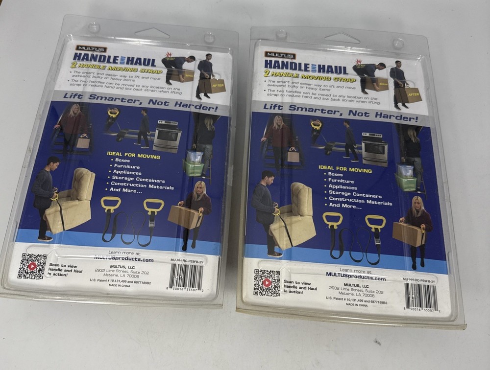 2 Handle Moving Strap, MULTUS Handle and Haul - (Qty 2)