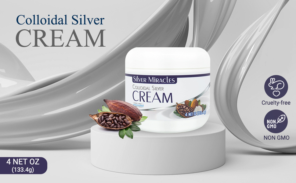 Colloidal Silver Cream by Silver Miracles MANUFACTURER DIRECT