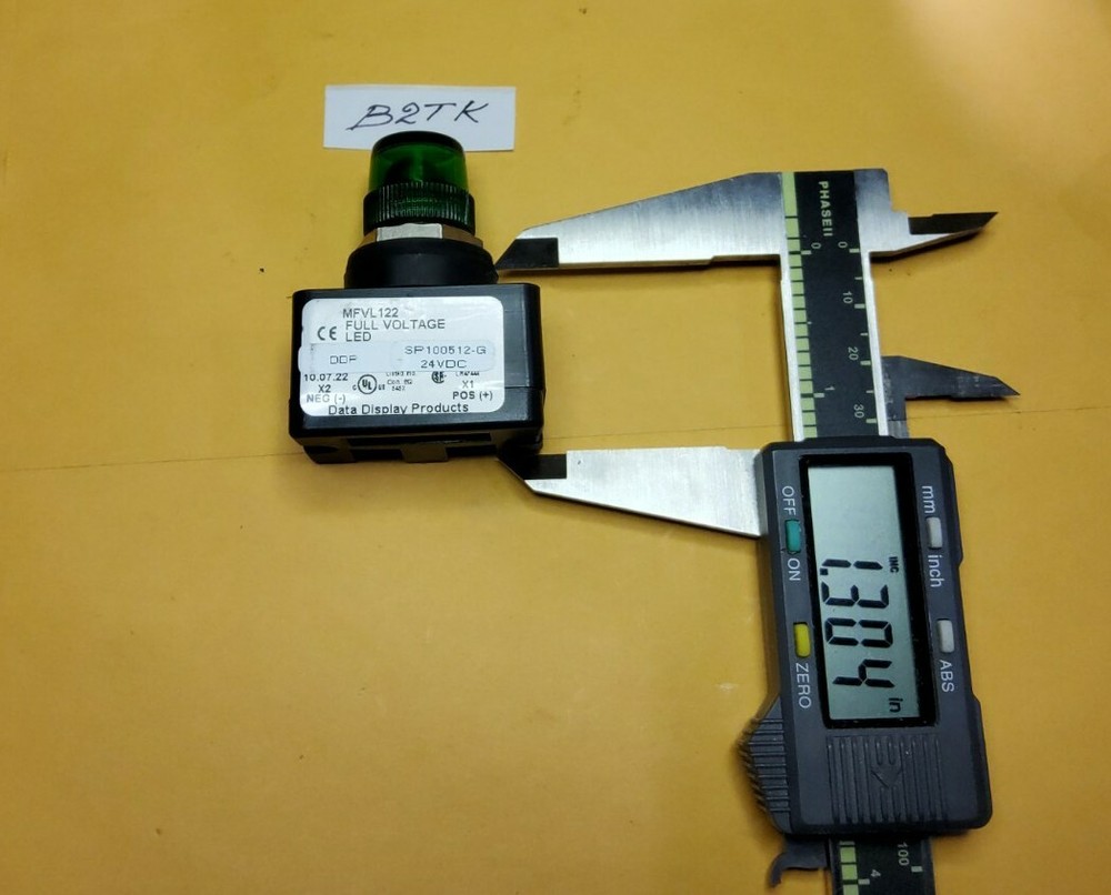 DATA DISPLAY PRODUCTS MFVL122 5/8" LAMP INDICATOR 125V DC