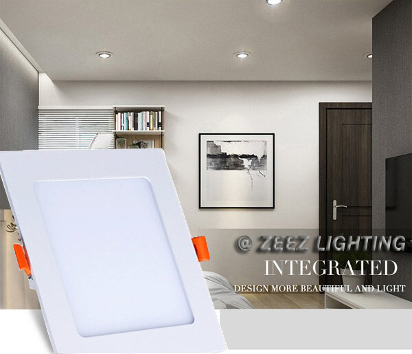 10 Pack 20W 9-Inch Square Cool White Canless LED Recessed Ceiling Panel Light